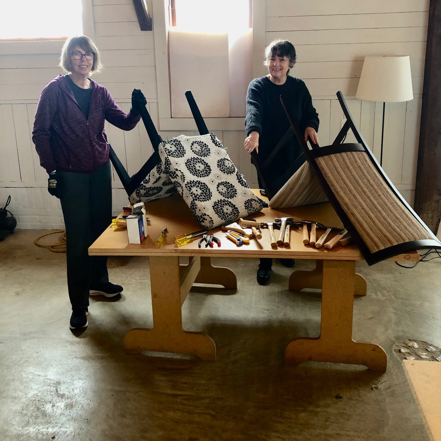 Bring Your Own Occasional Chair or Project, Upholstery Workshop, Friday Mornings, 10:00am-1:00pm, Beginning Friday May 3rd 2023