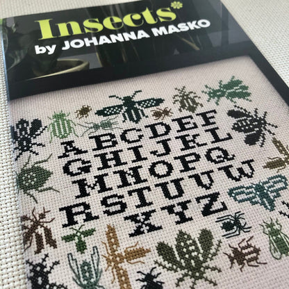 Insects, Cross Stitch Pattern, Johanna Masko