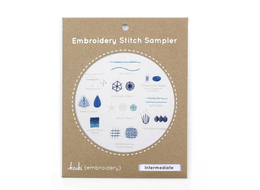 Kiriki Press, Embroidery Stitch Sampler, Intermediate