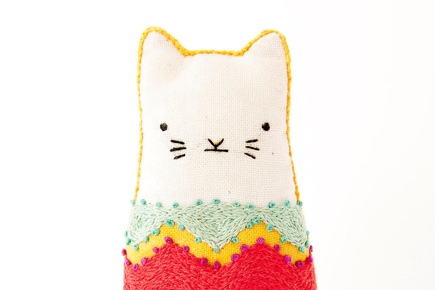 Kiriki Press, Embroidery Kit, Fiesta Cat