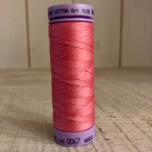 Mettler Silk Finish Cotton Thread, Roseate 0067, 150 meter Spool