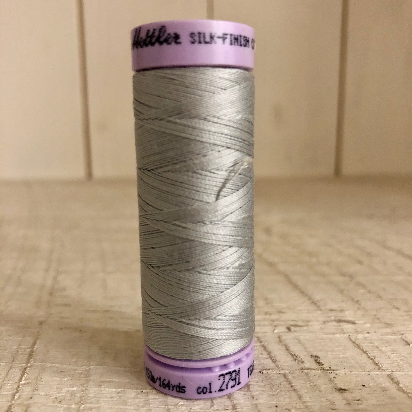 Mettler Silk Finish Cotton Thread, Ash 2791, 150 meter Spool