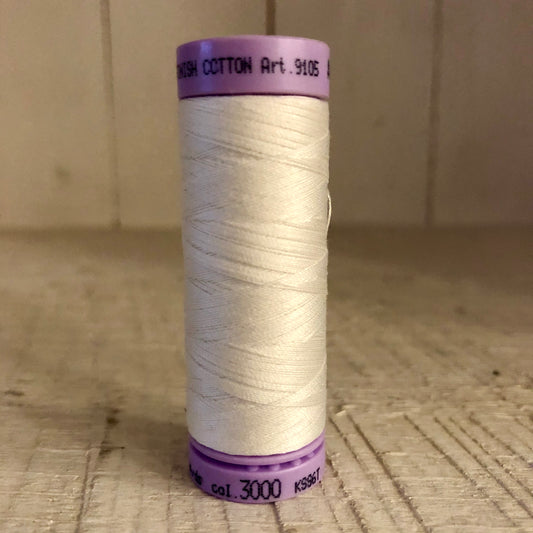 Mettler Silk Finish Cotton Thread, Candlewick 3000, 150 meter Spool