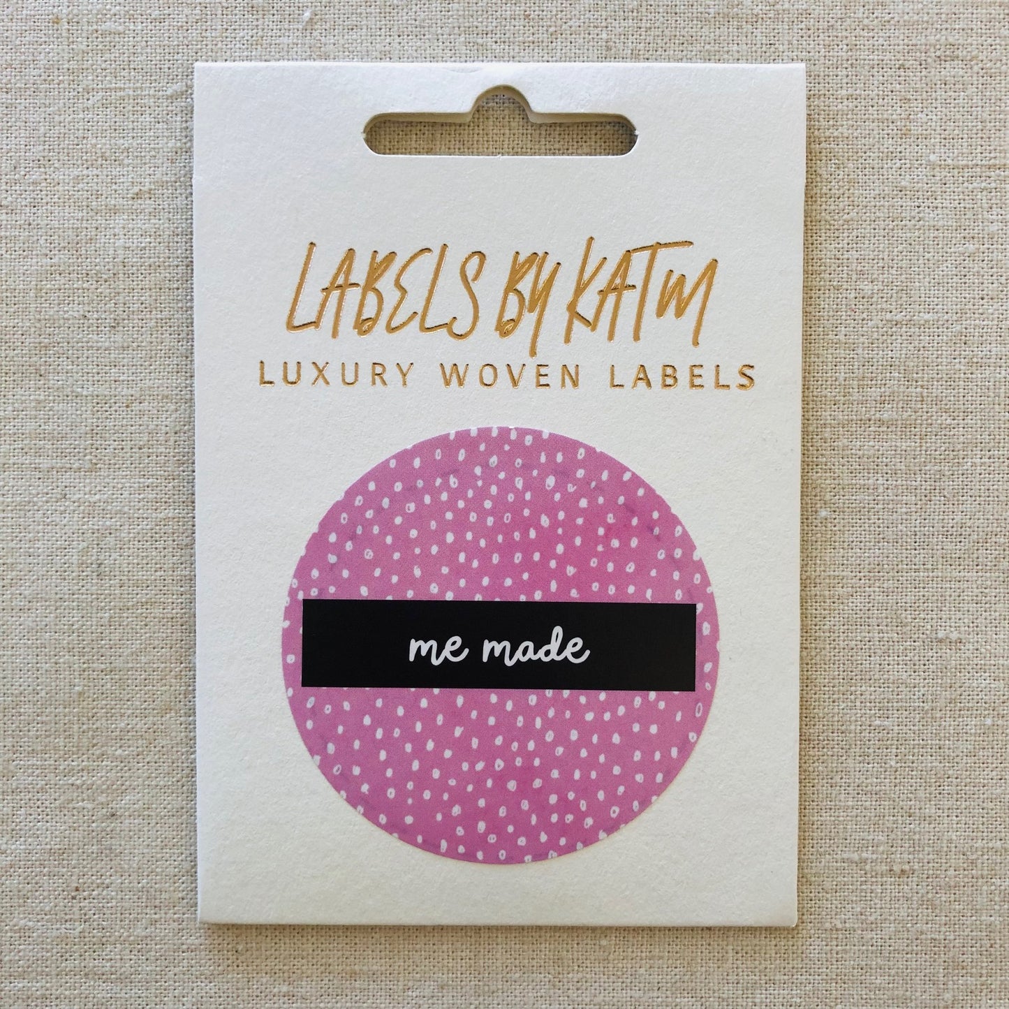 Labels by KATM, Kylie and the Machine Woven Labels, Me Made, 10 labels per Pack