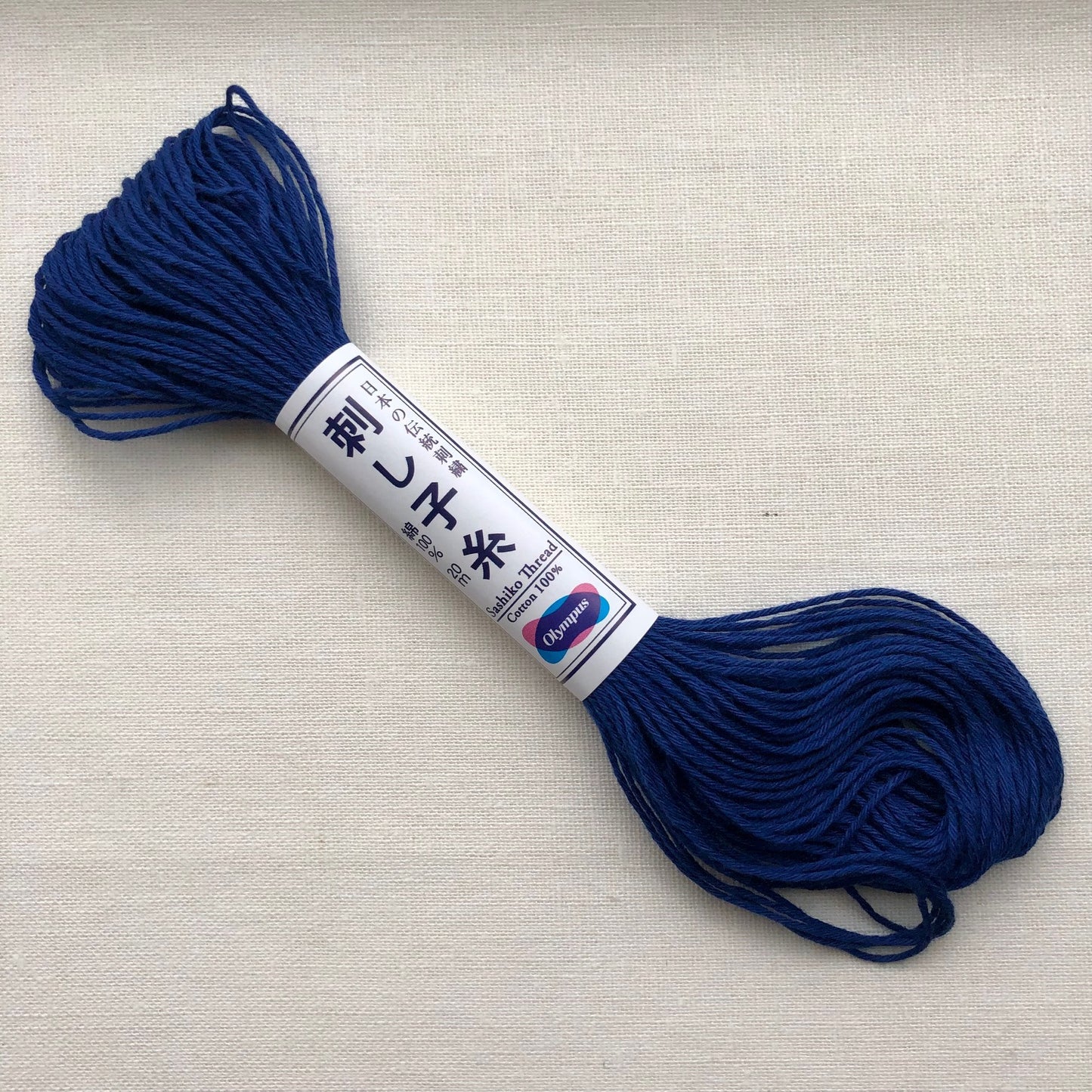 Olympus Sashiko Thread, 22 yrds / 20m Skein, Royal Blue #18