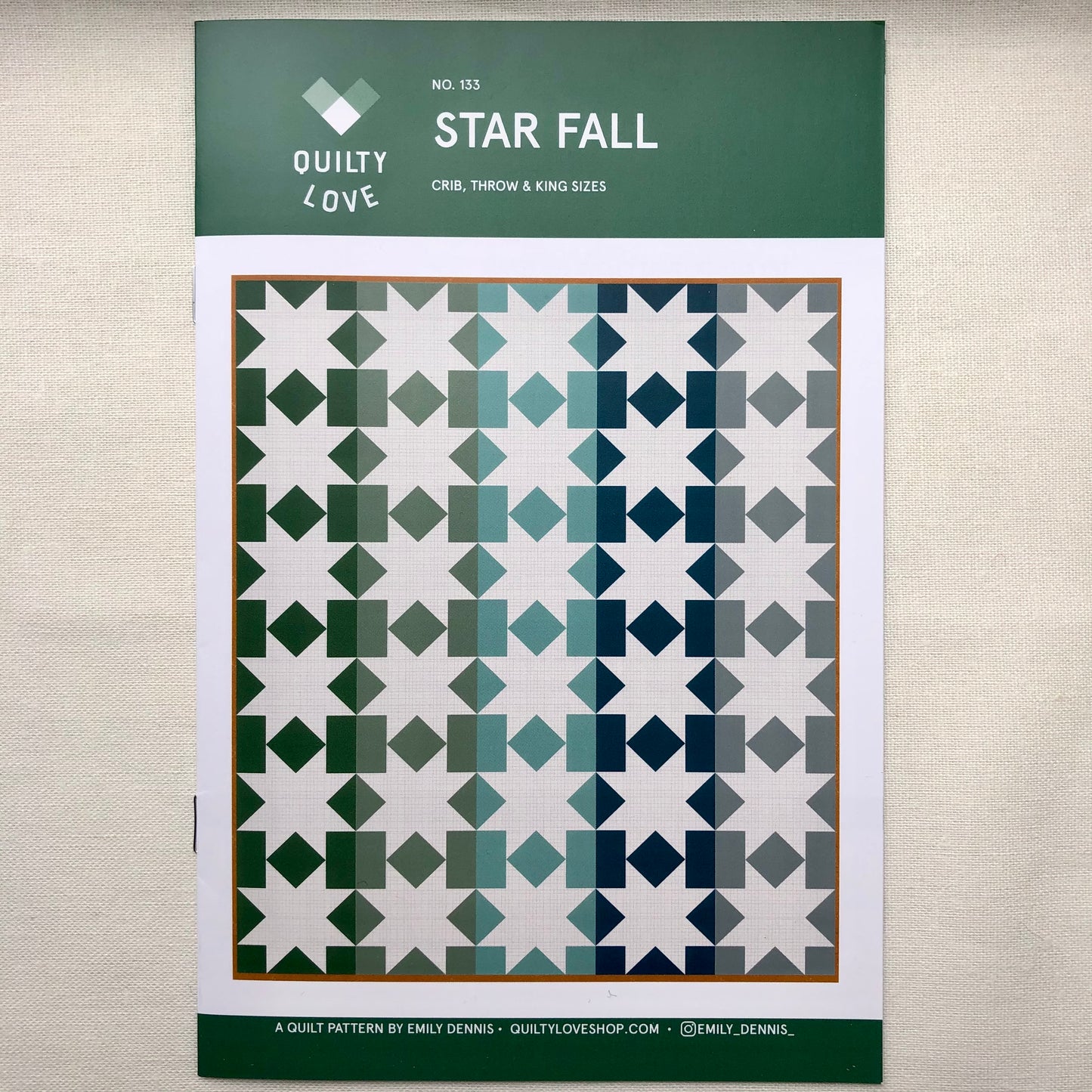Star Fall Quilt Pattern 133, Quilty Love