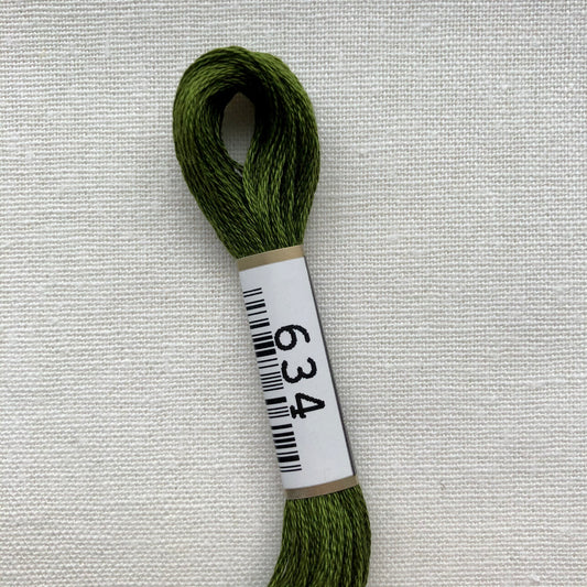 Cosmo, Cotton Embroidery Floss, Bottle Green 634
