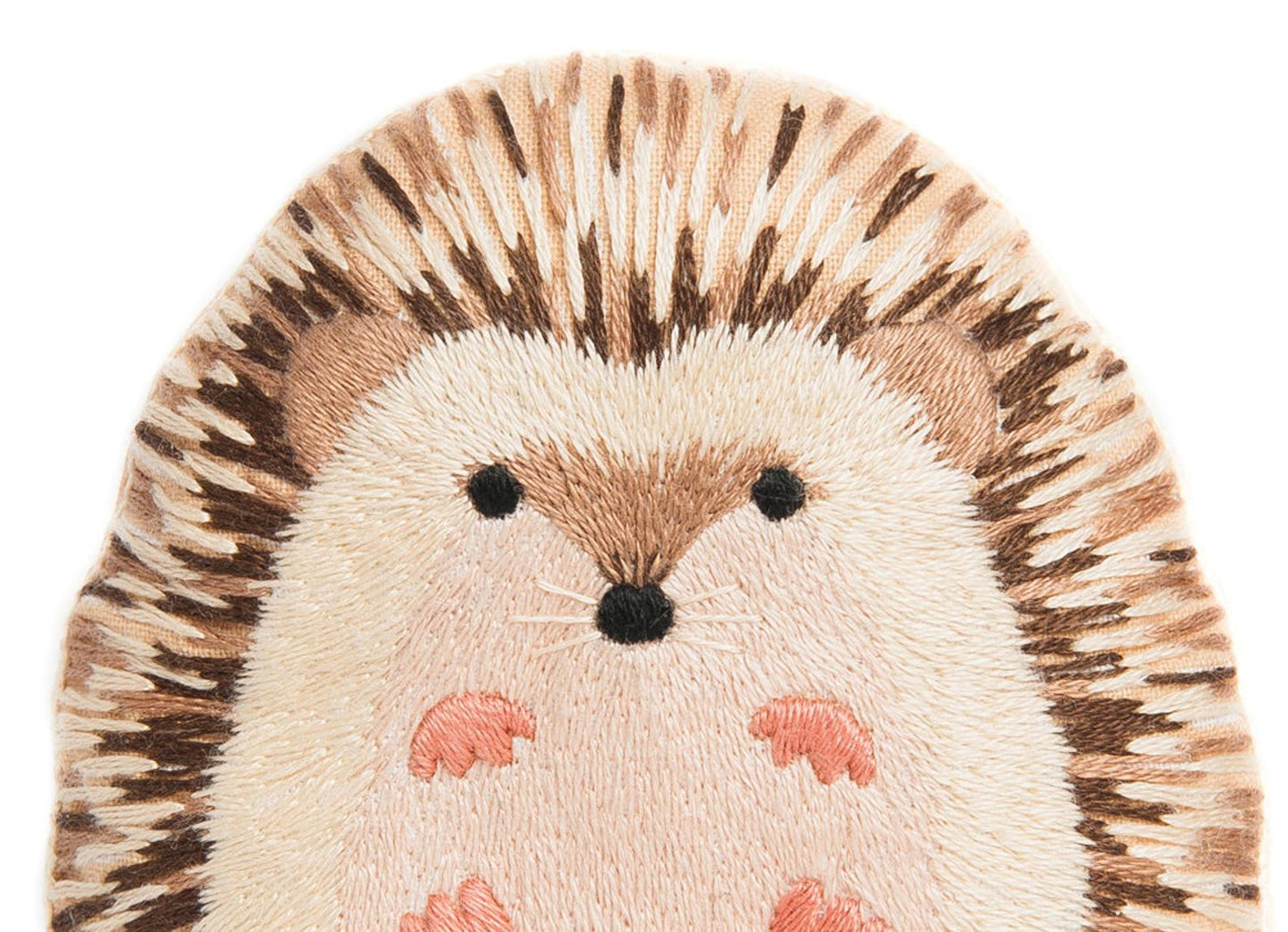 Kiriki Press, Embroidered Doll Starter Kit, Hedgehog