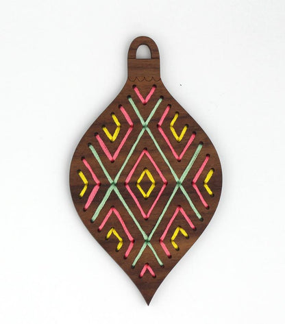 Kiriki Press, Stitched Ornament Kit, Geometric